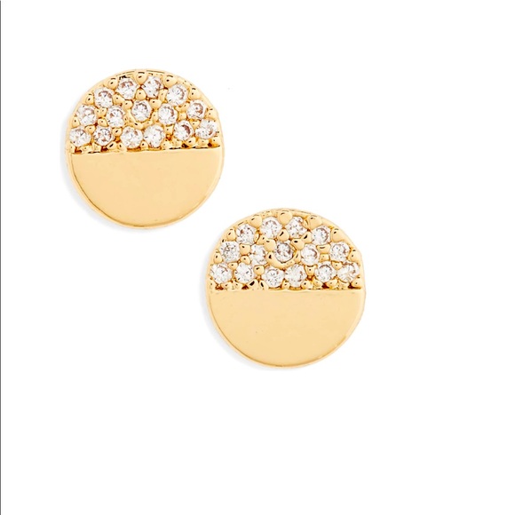 BP circle stud earrings